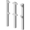 Beskyttelsesgel�nder | St�lr�r 70 x 70 mm | Fast stolpe til indst�bning i beton | Hj�rnestolpe til top- og kvartb�jet stang | Varmgalvaniseret